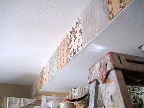 Wallpapered soffit 006