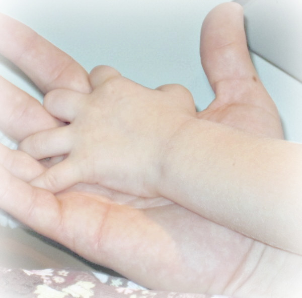 Holding hands