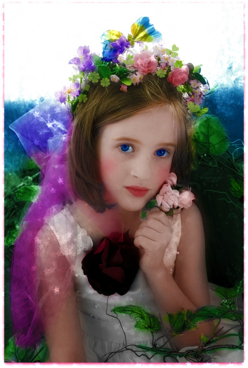 Clover with clover wreath