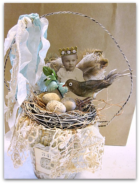 Paper cowgirls and easter eggs 012