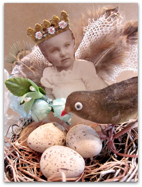 Paper cowgirls and easter eggs 014