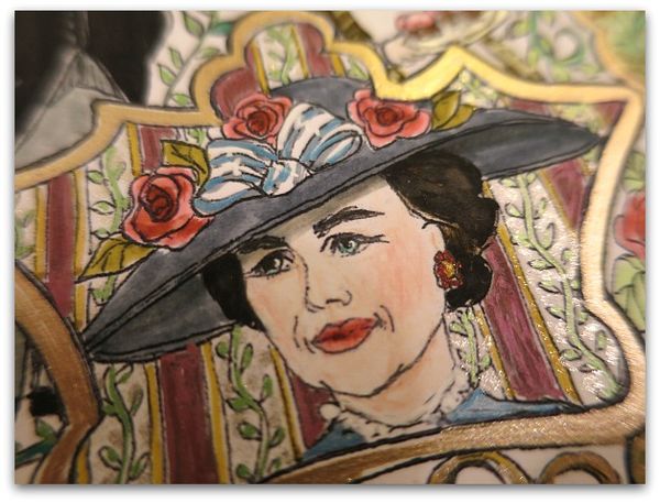 Coloring page downton sisters 035