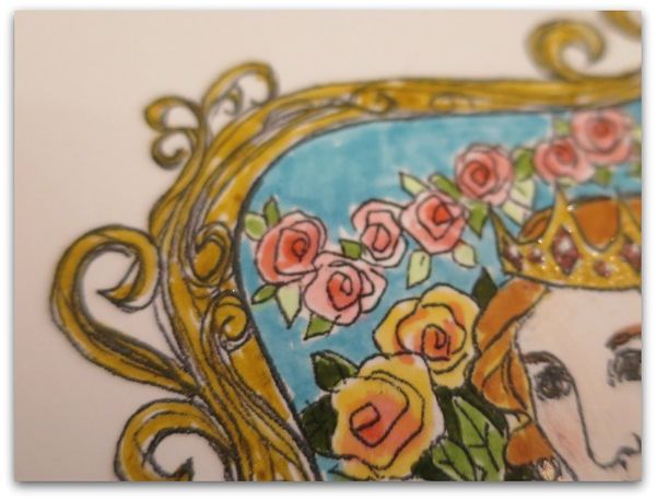 Coloring page downton sisters 020