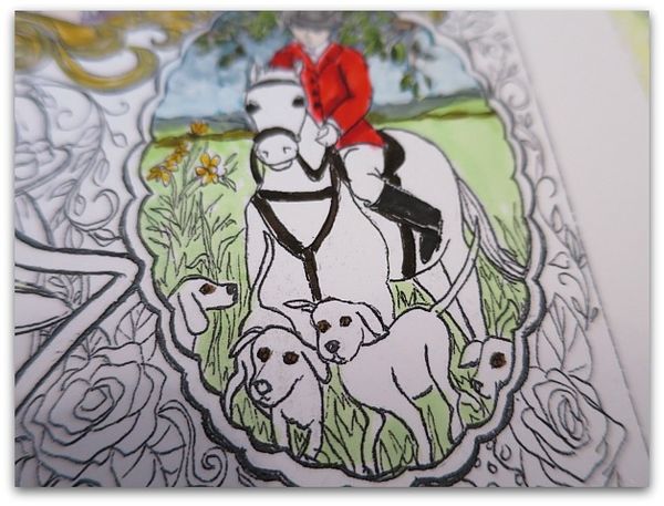 Coloring page downton sisters 030