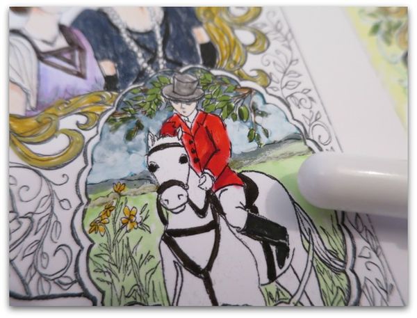 Coloring page downton sisters 031